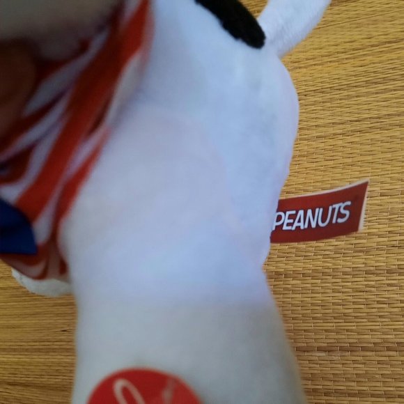 Peanuts- Snoopy- I Love America Animated Plush, DanDee- NEW w/Tags - Picture 10 of 12